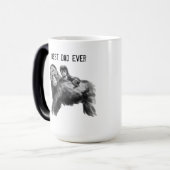 Mug Magique Meilleur papa jamais gorille avec bébé (Devant gauche)