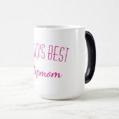 Mug Magique Meilleure maman à la vapeur du monde (Devant droit)