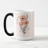 Mug Magique Meilleure maman jamais florale (Gauche)
