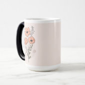 Mug Magique Meilleure maman jamais florale (Devant gauche)
