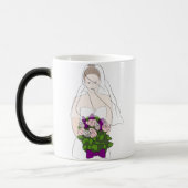 Mug Magique Meilleure mariée ever (Gauche)