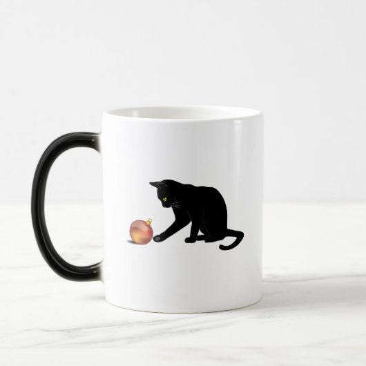 Mug Magique Meowy Christmas Funny Cat (Gauche)