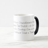 Mug Magique Merci dans plusieurs langues (Devant droit)