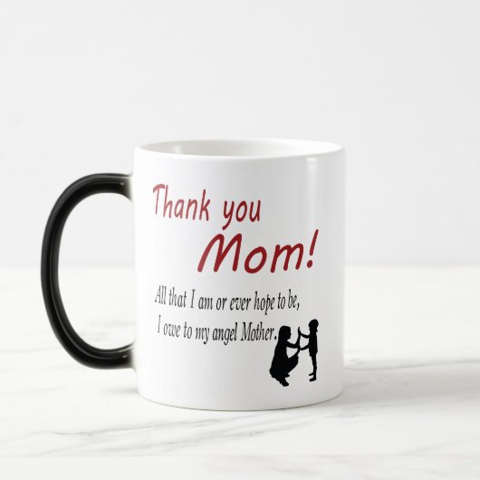 Mug Magique merci maman (Gauche)
