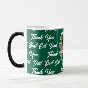 Mug Magique Merci Meilleur Papa Chat Chapeau de Leprechaun Mig