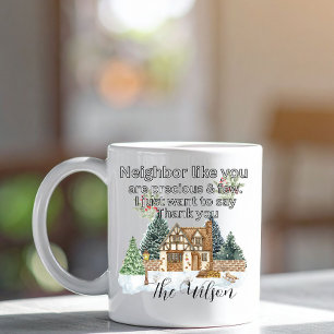 Mug Magique Merci Voisins Cœur Noël 2025