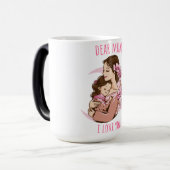 Mug Magique Mère et fille amour (Devant gauche)