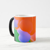 Mug Magique Merveilleux nuages orange et violet (Devant gauche)