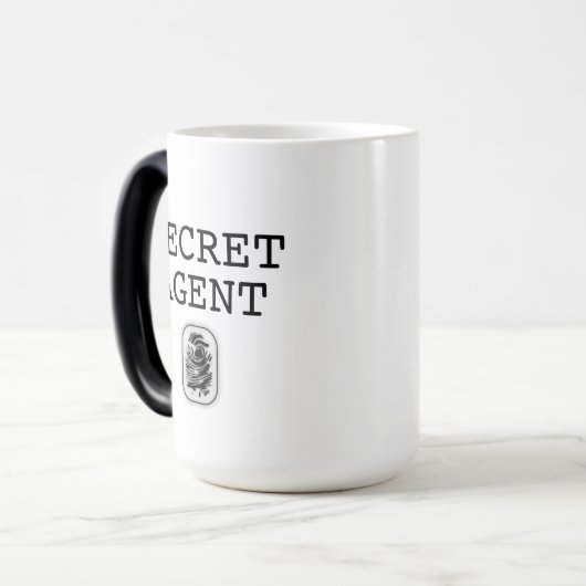 Mug Magique Message caché de l'agent secret (Devant gauche)