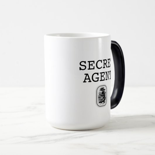 Mug Magique Message caché de l'agent secret (Devant droit)