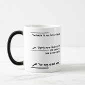 Mug Magique Mesures de niveau de caféine (Gauche)