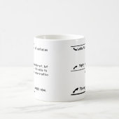 Mug Magique Mesures de niveau de caféine (Centre)