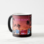 Mug Magique Miami Beach, la Floride (Devant gauche)
