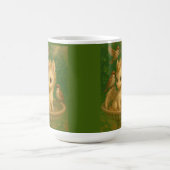 Mug Magique Mignonne, Gros yeux, bébé unisus, pegasus unicorne (Centre)