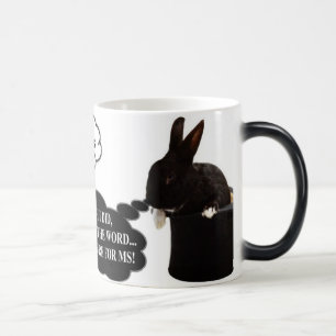MUG MAGIQUE MILLISECONDE DE TRAITEMENT DE LAPIN