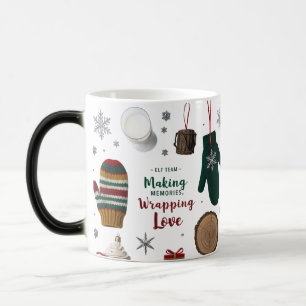Mug Magique Mitaines tricotées rustiques et cosy pour les Fête