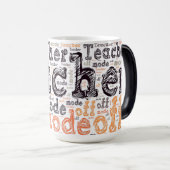 Mug Magique Mode Professeur Drôle Désactivé (Devant droit)