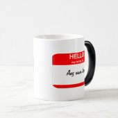 Mug Magique Modèle de la balise de nom vide pour la transforma (Devant droit)