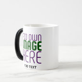 MUG MAGIQUE MODÈLE DE TEXTE D'IMAGE BLANCHE SIMPLE MODERNE (Devant gauche)