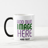 MUG MAGIQUE MODÈLE DE TEXTE D'IMAGE BLANCHE SIMPLE MODERNE (Gauche)