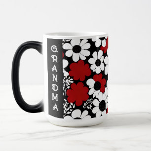 Mug Magique Modèle floral grand-mère personnalisé