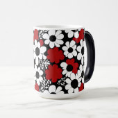 Mug Magique Modèle floral grand-mère personnalisé (Devant droit)