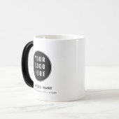 Mug Magique Modern Business Logo Website Promotional Custom (Devant gauche)