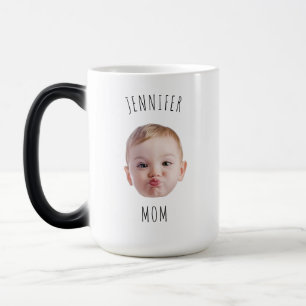 Mug Magique Modern New Maman Cadeau Anniversaire Premier papa 
