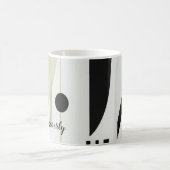 Mug Magique Moderne Abstrait Boho Sauge (Centre)