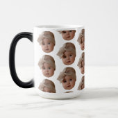 Mug Magique Moderne Personnalisé Visage drôle photo bébé visag (Gauche)