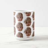 Mug Magique Moderne Personnalisé Visage drôle photo bébé visag (Centre)