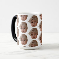 Moderne Personnalisé Visage drôle photo bébé visag