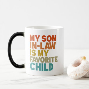 Mug Magique Mon Belle-Fils Est Ma Famille Favorite D'Enfant Dr