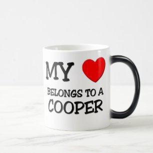 Mug Magique Mon coeur appartient à un TONNELIER
