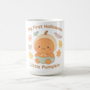 Mug Magique Mon premier Halloween Petit bébé citrouille étape 