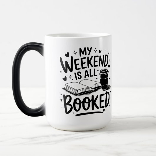 Mug Magique mon week-end est complet (Gauche)