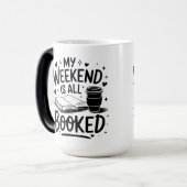 Mug Magique mon week-end est complet (Devant gauche)