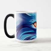 Mug Magique Monde abstrait de chat de rêve de couleurs (Gauche)