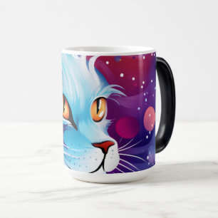 Mug Magique Monde abstrait de chat de rêve de couleurs