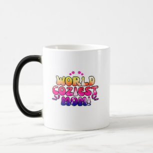 Mug Magique Monde Coziest Maman - Coloré Floral Retro