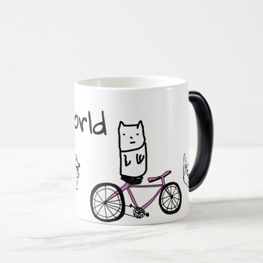 Mug Magique monde du chat (Devant droit)