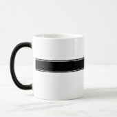 Mug Magique Monogramme noir blanc (Gauche)
