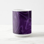 Mug Magique Monogramme Violet complexe Fractale spirituelle (Centre)