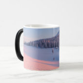Mug Magique Montagnes neigeuses (Devant gauche)