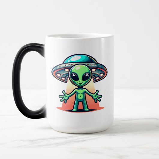 Mug Magique Montez-moi | Alien et OVNI (Gauche)