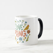 Mug Magique Morph I Love Spring (Devant droit)