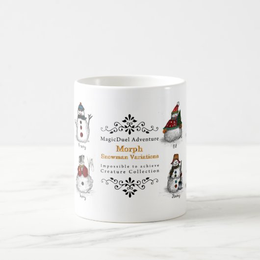 Mug Magique Morph les variations de bonhomme de neige (Centre)
