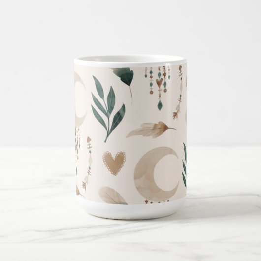 Mug Magique Morphage à motifs boho 15 oz (Centre)