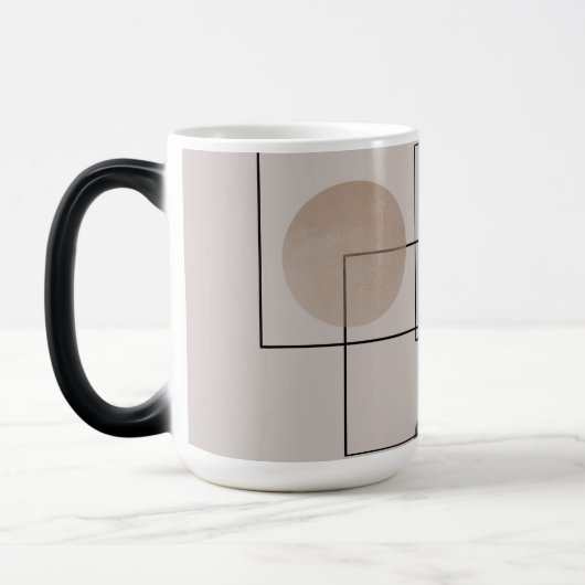 Mug Magique Morphage de géométrie Boho 15 oz (Gauche)