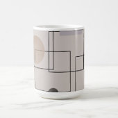 Mug Magique Morphage de géométrie Boho 15 oz (Centre)